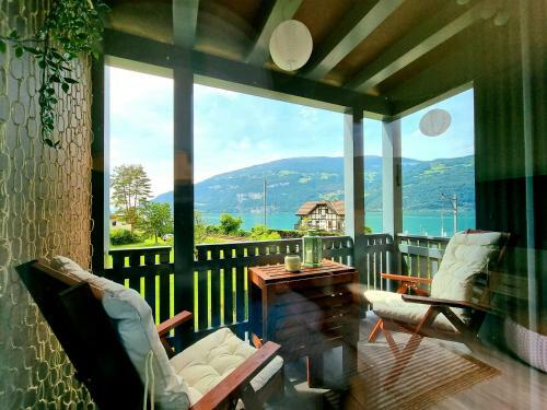Apartamento Strandh�sli Directly On Lake Thun