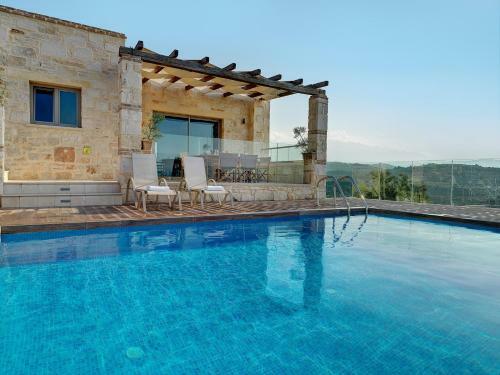 Villa Asteriskos & Vereniki Sea View From Mountains