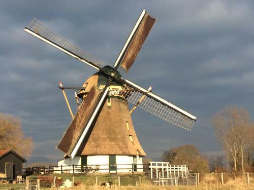 Mondriaanmolen, A Real Windmill Close To Amsterdam