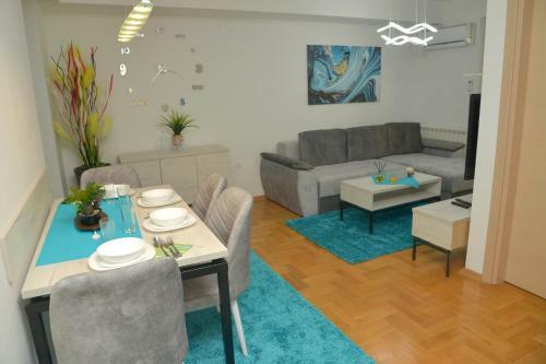 Stylish Blue & Modern Apartment