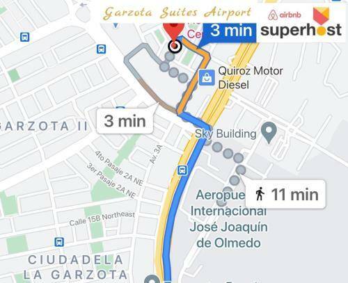 Apartamento Garzota Suites Airport Bajos