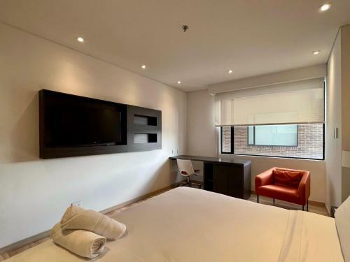 Apartamento Colorful 1br In San Patricio