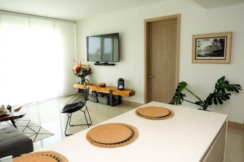 Apartamento Con Playa Privada Morros Eco Cartagena