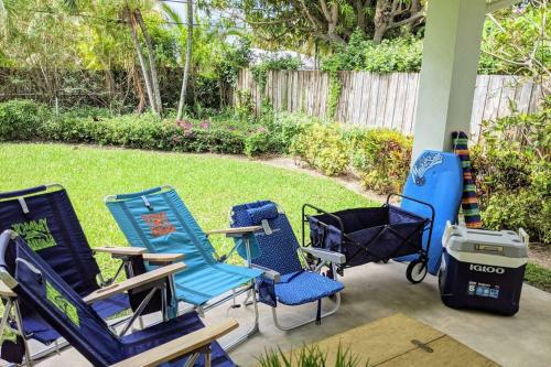 Steps To Beach! Luxe Stay/chef's Kitchen, Bbq & Lanai
