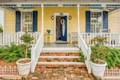 Little Yellow Cottage On Water Street