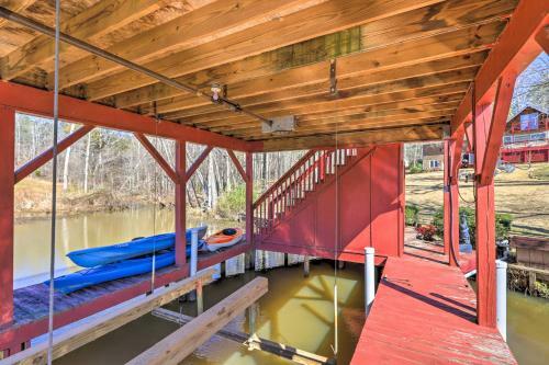 Lakefront Cottage With Boat Slip And Sun Deck!