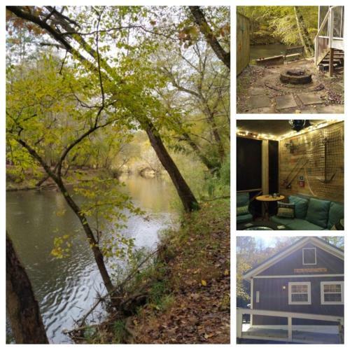 Romantic Riverfront Cabin In Gated Resort Community Elllijay, Ga