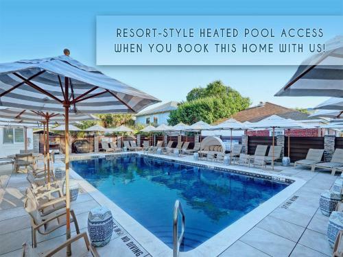 Ocean Views, Steps To Beach, Heated Pool Access! By Southern Belle Tybee
