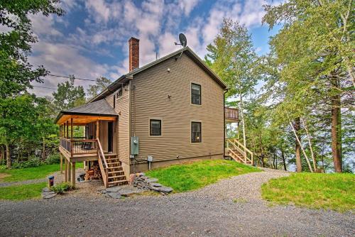 2-acre Lakefront Greenville Home With Cottage And Dock