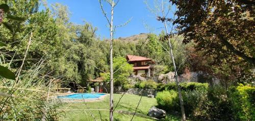 Casa de Monta�a Inmersa En Bosque Nativo
