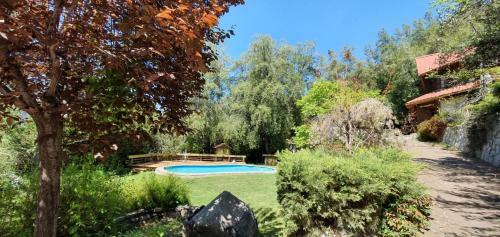 Casa de Monta�a Inmersa En Bosque Nativo