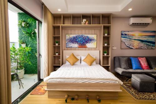 Apartamento C?n H? Cao C?p Studio 2 Ph�ng Ng? C� Ban C�ng View Bi?n (Tms Building - Pullman Hotel)