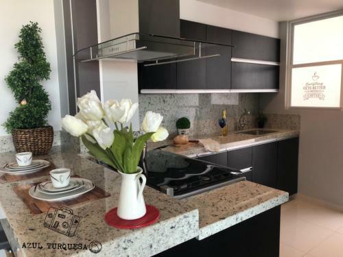 Apartamento Azul Turquesa Lomas de Angel�polis