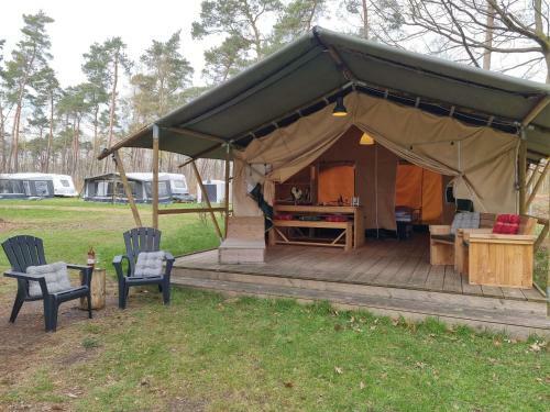 Glamping Safaritent Op Camping de Rimboe