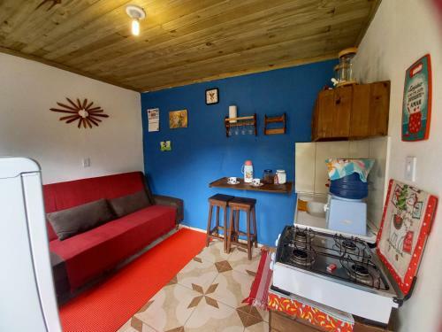 Apartamento Chal�s Encantos de Cunha Amarelo