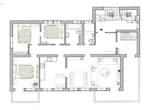 Luxury Family Apartment With Sunny Terrace