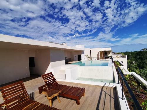 Luxury Apartment In Aldea Zama With Two Bikes Included
