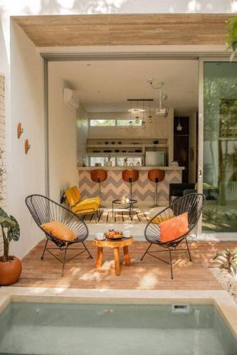 Luxury&nature Villa Rosita Tulum/ Work&rest Spaces