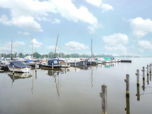Modern Houseboat With Air Conditioning Located In Marina