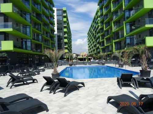 Apartamento Blue Studio Alezzi Beach Mamaia