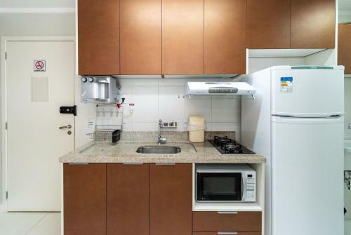Apartamento Wb2105 Lindo Studio Com Vista Para O Parque Vaca Brava