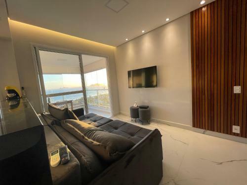Apartamento Lindo E Aconchegante Apto Vista Mar - P. Enseada