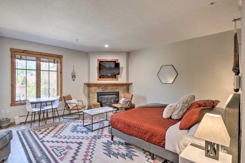 Apartamento Ski-in And Ski-out Studio - Walk To Downtown Main St!