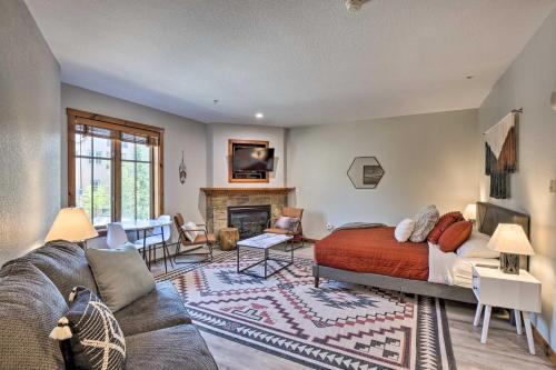 Apartamento Ski-in And Ski-out Studio - Walk To Downtown Main St!