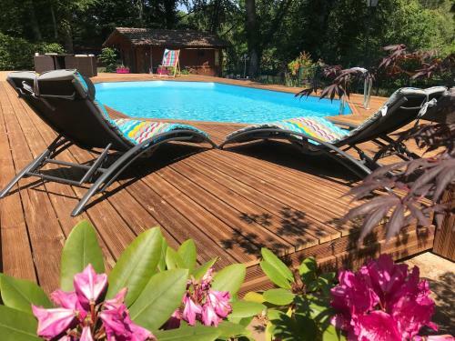 Bed & Breakfast La Long�re Piscine&spa Priv�