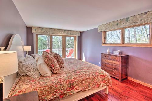 Wooded Waterfront Grantham Home Less Than 10 Mi To Ski!