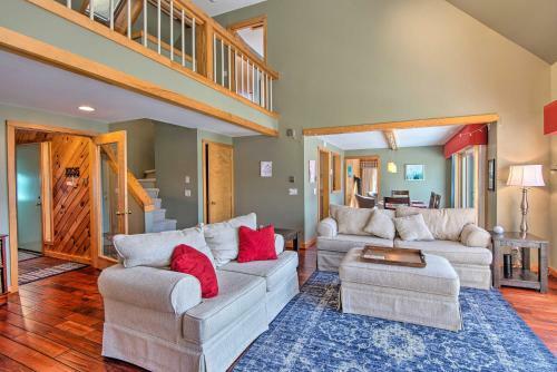 Wooded Waterfront Grantham Home Less Than 10 Mi To Ski!