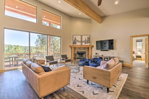 Modern Mtn-view Retreat About 2 Mi To Ski Resort!