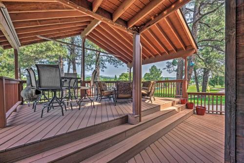 Cozy Ruidoso Cabin With Large Deck And Wet Bar!