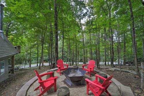 A-frame Cabin With Hot Tub About 1 Mi To Beech Mountain!