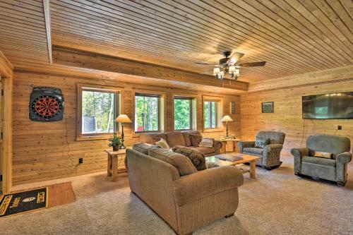 Log Cabin Home On Double Lot At Indian Lake!
