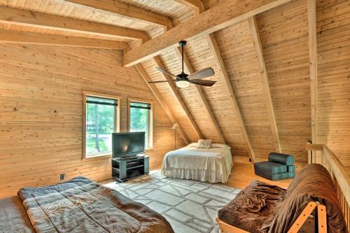 Log Cabin Home On Double Lot At Indian Lake!