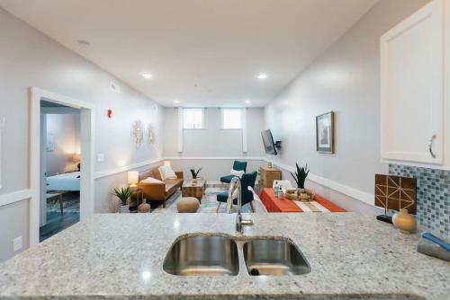 Apartamento New Boho Apt In Downtown Johnson City King Bed