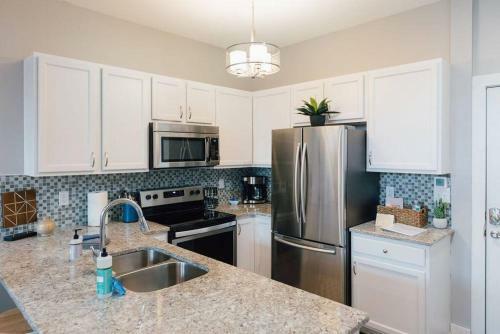 Apartamento New Boho Apt In Downtown Johnson City King Bed