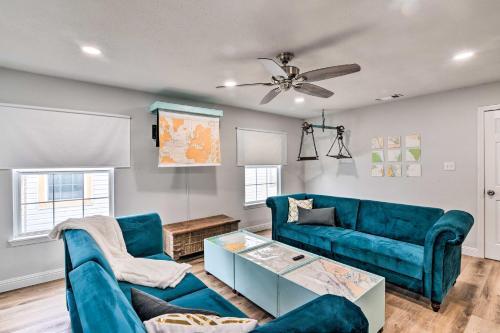 Bright And Airy Galveston Home Less Than 2 Mi To Beach!