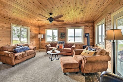 Lakefront Solon Springs Cabin With Private Dock!