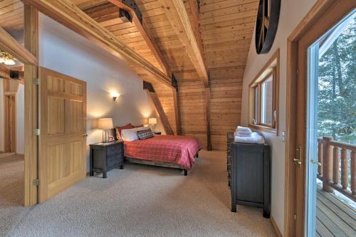 Spacious Alpine Cabin With Fireplace And Deck!