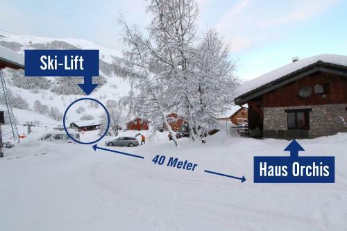 Bed & Breakfast Chalet Orchis -wohnen Am Skilift In Le Bettaix