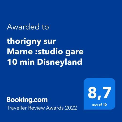 Apartamento Thorigny Sur Marne :studio Gare 10 Min Disneyland