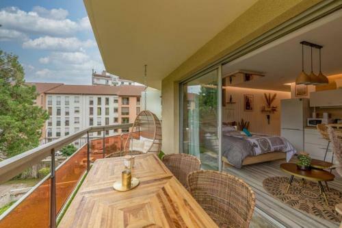 Apartamento Le Quintessence: Baln�o & Luminoth�rapie + Parking