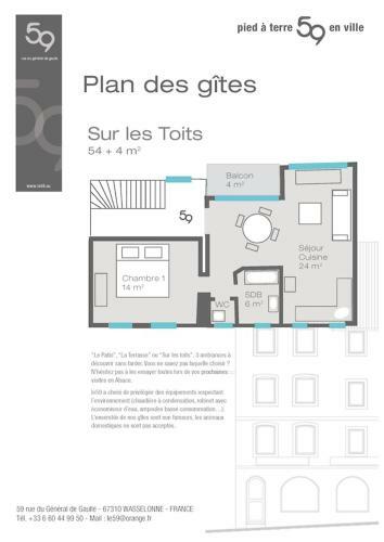 Apartamento Sur Les Toits - Gite de Charme*** A 25km de Strasbourg