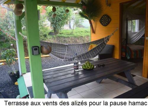 Gite � 2 Pas de La Flamboyante Plage de La Perle