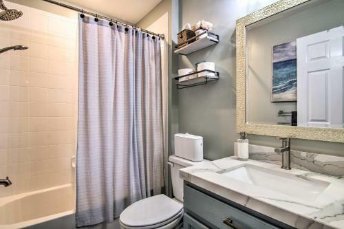 Chic Ocean View Home About 5 Mi To Bethany Beach!