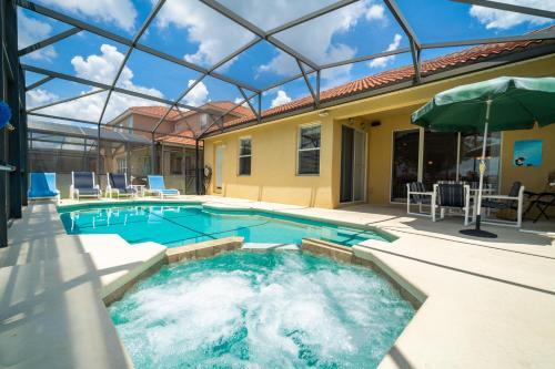 Bella Vida Resort Luxury Pool Home Game Room View!