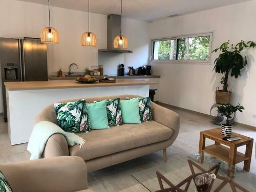 Location Villa Entre Lac Et Oc�an Avec Son Spa de Nage