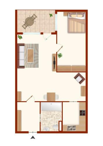 Apartamento Erholungszentrum Laboe SH 46 Liegeplatz